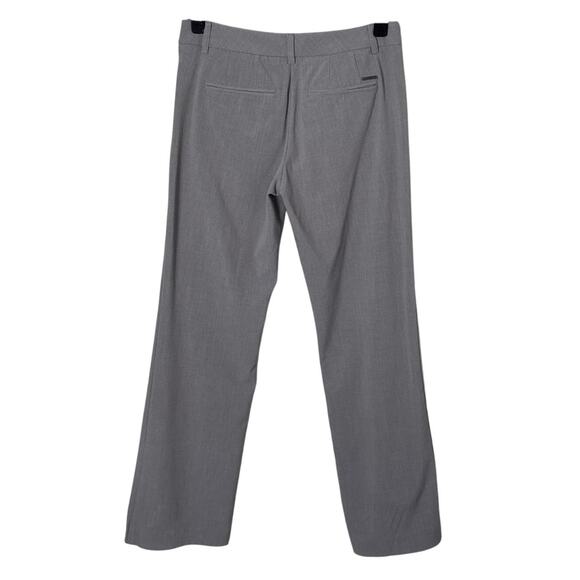 New York & Company Gray Stretch Mid Rise Straight Leg Pant Size 0 - Picture 2 of 8